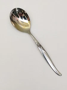 WM A Rogers Premier Oneida Silber La Rose Zuckerlöffel Edelstahl Besteck: Einzeln - Bild 1 von 8