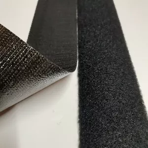4" Wide VELCRO® Brand IRON-ON TYPE Hook and Loop Set - 24" inches - UNCUT - Picture 1 of 7