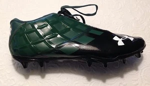 NUEVOS botines de fútbol americano Under Armour - verdes/negros - talla 16 - Imagen 1 de 6