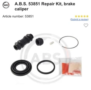 Bremssattel Reparatursatz hinten links/rechts A.B.S. 53851 für Subaru Impreza / Legacy - Bild 1 von 3