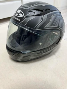 OGK Kabuto KAMUI3 CIRCLE Flat Black Silver Size S helmet for motorcycle Japan - Picture 1 of 5