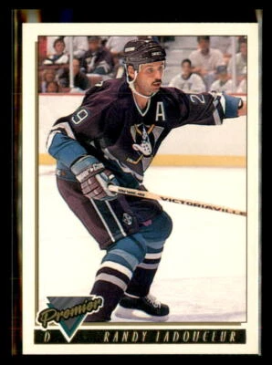 1993-94 Topps Premier Gold #469 Randy Ladouceur Set Break - Image 1 of 2