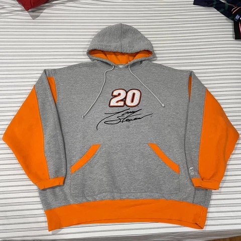 Vintage Nascar Chase Authentics Tony Stewart #20 Pullover Hoodie Sweatshirt Sz L Cover