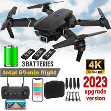 Foldable Mini Drone with 4K HD Camera Dual Lens 2.4G WiFi FPV RC Quadcopter
