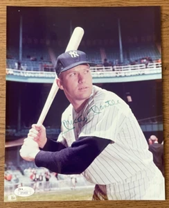 Mickey Mantle Autograph JSA Signed Photo Yankees psa MLB bas Baseball authentic - Picture 1 of 3