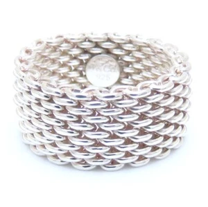 TIFFANY&Co. Somerset Silver925 ring Size 6-6.25 /293543 - Picture 1 of 4