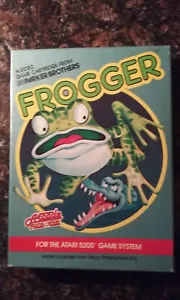 FROGGER (1983) FROGGER II THREEEDEEP! (1984) ATARI 5200 - PARKER BROTHERS - Picture 1 of 12
