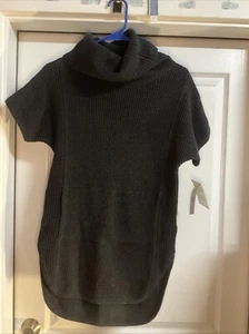 UGG Australia Talla XS SELBY CUELLO ALTO TÚNICA SUÉTER Oso Negro 1013540 - Imagen 1 de 9