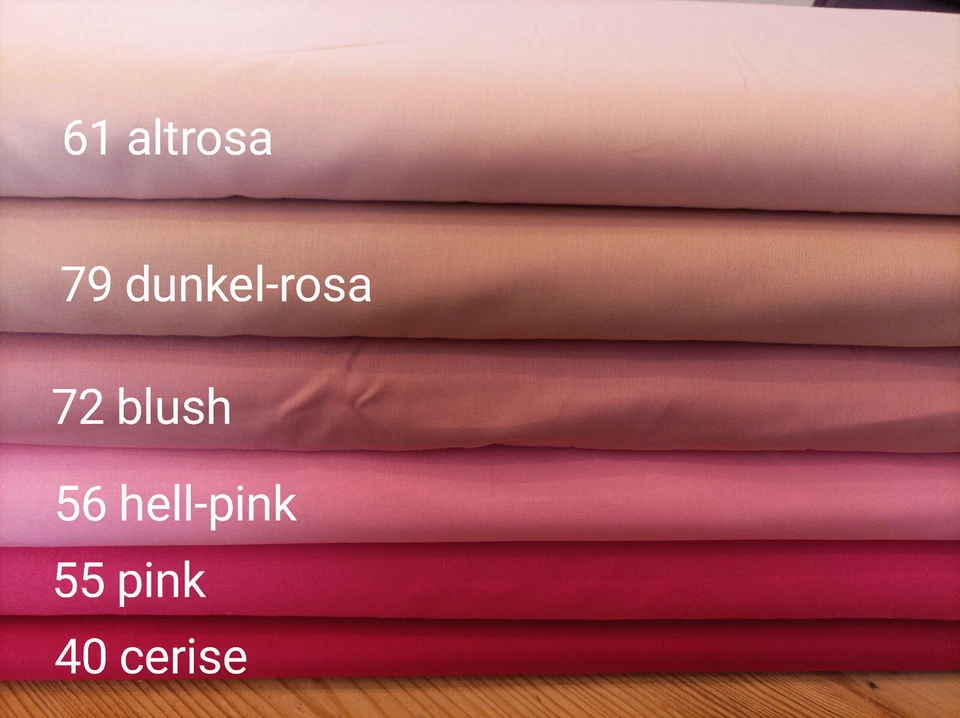 Öko-Tex Poplin-Baumwolle uni 50 x 146 cm - Bild 1 von 1