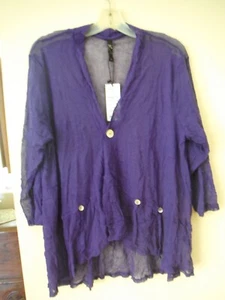 SALE! NWTS Size S Taking Shape TS+14 'Mad About Hue-Purple Haze' Cardi Purple - Picture 1 of 4