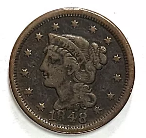 1848 capelli intrecciati centesimo grande - Foto 1 di 2