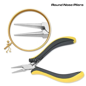 Prestige Round Nose pliers Slimline Jewellery making Beading Ergonomic 5"# 04315 - Picture 1 of 1