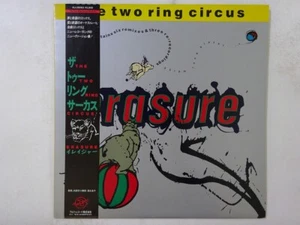 Erasure The Two Ring Circus Mute ALI-28083 Japan promo VINYL LP OBI - Picture 1 of 3