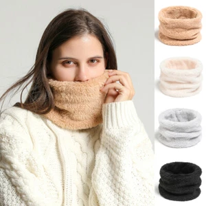 Winter Neck Warmer Gaiter Thick Fleece Warm Windproof Ski Face Scarf Cover Mask - Picture 1 of 23