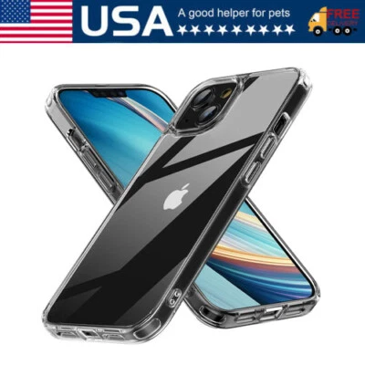 Funda protectora transparente de silicona suave a prueba de golpes mini para iPhone 15 14 13 12 11 Pro Max Foto 1 de 4