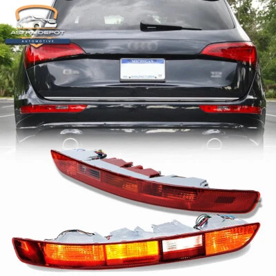 L/R Rear  Reflector Tail Light Run/Brake/Reverse/Turn For Audi Q5 2009-2016 2017 - Image 1 of 4