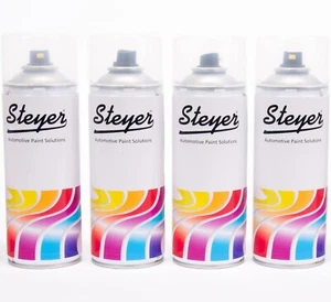 4 X Vauxhall Combo Van CDT Glacier White Aerosol Spray Paint Colour 474 10L/ 10U - Picture 1 of 4