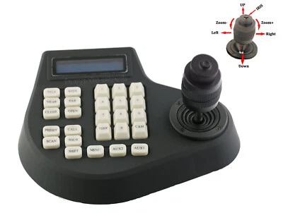 4-Axis 4D PTZ Joystick Controller Keyboard RS485 CCTV PTZ Security Camera DVR - Image 1 of 4
