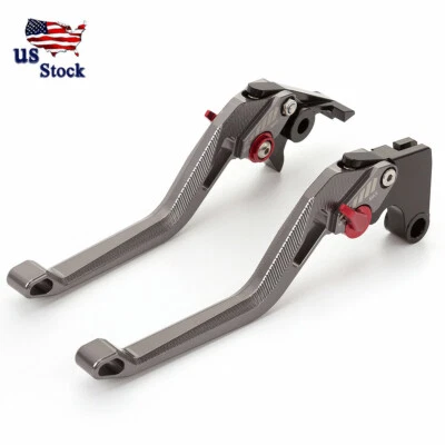 Mango de palanca de embrague de freno CNC 3D largo para Yamaha YZF R3 R25 MT-03 2015-2025 2020 Foto 1 de 4