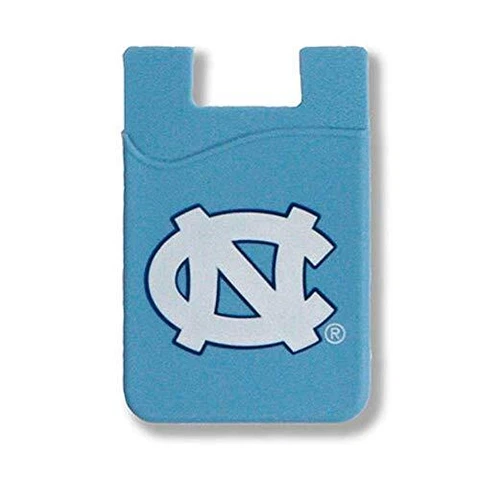 North Carolina Tar Heels Fan Shop Solid Cell Phone Accessories Card Holder Cover