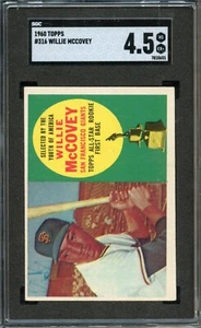 SGC BB - 1960 Topps - #316 - Willie McCovey - SGC 4.5 - VG-EX+ - Bild 1 von 2