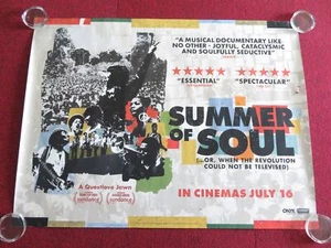 SUMMER OF SOUL UK QUAD ROLLED POSTER GLADYS KNIGHT DORINDA DRAKE 2021 - Picture 1 of 9