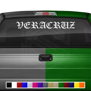 VERZCRUZ VER Mexico Decal Sticker Windshield Window Vinyl Banner Estado Truck - Bild 1 von 4