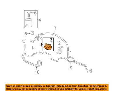 Used Power Steering Pump fits: 2000 Hyundai Sonata 2.5L 6 cylinder Grade A - Image 1 of 3