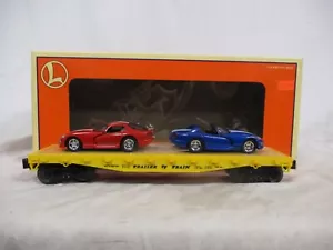 Lionel 6-17527 Flatcar with Dodge Vipers - O Gauge - Picture 1 of 11