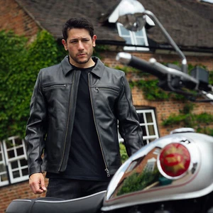 Merlin Kingsbury D3O AAA Classic Leather Jacket - Picture 1 of 7