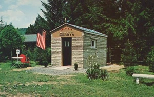 Cartolina d'epoca Silver Lake West Virginia più piccola ufficio postale - Foto 1 di 2
