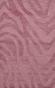 Pink Swirls Lines Stripes Transitional Area Rug Animal Print DV2 - Picture 1 of 35