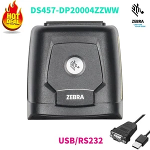 Zebra DS457-DP20004ZZWW 2D Fixed Mount Laser Barcode Scanner w/ USB/RS232 Cable - Zdjęcie 1 z 9