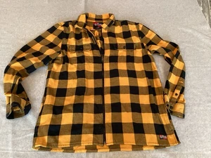 Vans X Independent Flanellhemd Herren Medium schwarz/gelb Skate Langarm - Bild 1 von 7