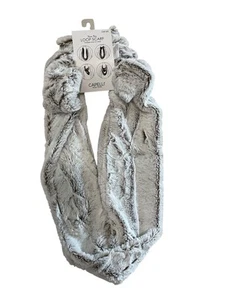 NEU Infinity/Loop Kunstfell Schal-Off White/Winterweiß-weich und warm BoxFY - Bild 1 von 4