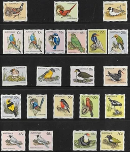 1978-83 Australia Birds Series Last MNH Perforate Variety Set 22x [1c-$1] Stamps - Picture 1 of 2