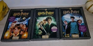 Harry Potter Trilogy DVD Sorcerer's Stone Chamber Of Secrets Prisoner Of Azkaban - Picture 1 of 19