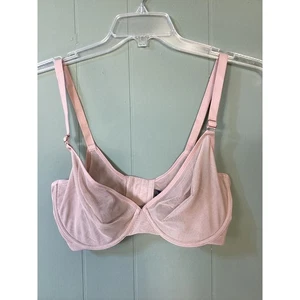 Smart & Sexy 36DD transparenter Netz Balconette BH hellbraun verstellbare Träger Rückenverschluss - Bild 1 von 9