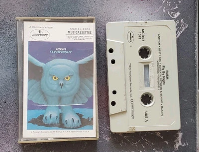 RUSH - Fly By Night Cassette Tape 1975 Polygram Records MCR41-1023 - Image 1 of 4