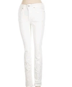 William Rast White Denim Perfect Skinny Jeans Women 26 Stretch - Picture 1 of 17