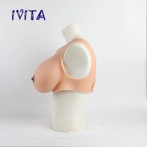 IVITA 8XL GG Cup Silicone Breast Forms Fake Boobs Crossdresser Fake Boobs - Picture 1 of 12