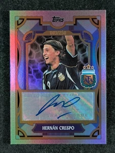 2023-24 Topps Argentina Team Set HERNAN CRESPO 003/250 Auto Sky Blue SP #AT-HC - Picture 1 of 3