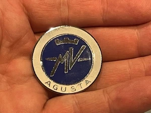 MV AGUSTA Motorcycles Vintage Emaille Made in England 35mm PIN BADGE - Bild 1 von 5