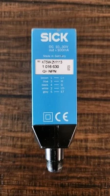 Sick KT5W-2N1113 Contrast Sensor  1 016 630 Q=NPN - Image 1 of 4