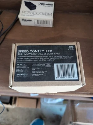 AC Infinity, Speed Controller for Two AC Axial Muffin Fans rated 100 to 125V AC - Image 1 of 3