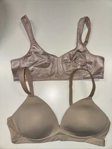 Lotto due (2) reggiseni Playtex / movimento moderno taglia 38B - Foto 1 di 17