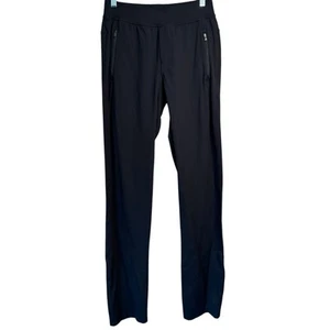 Lululemon Active Pants Mens M Tall Black Straight Leg Performance Inseam 36” A20 - Picture 1 of 10