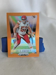 Panini Prizm Deca Creed Humphrey True Orange 2024/49 Kansas City Chiefs #157 - Imagen 1 de 5
