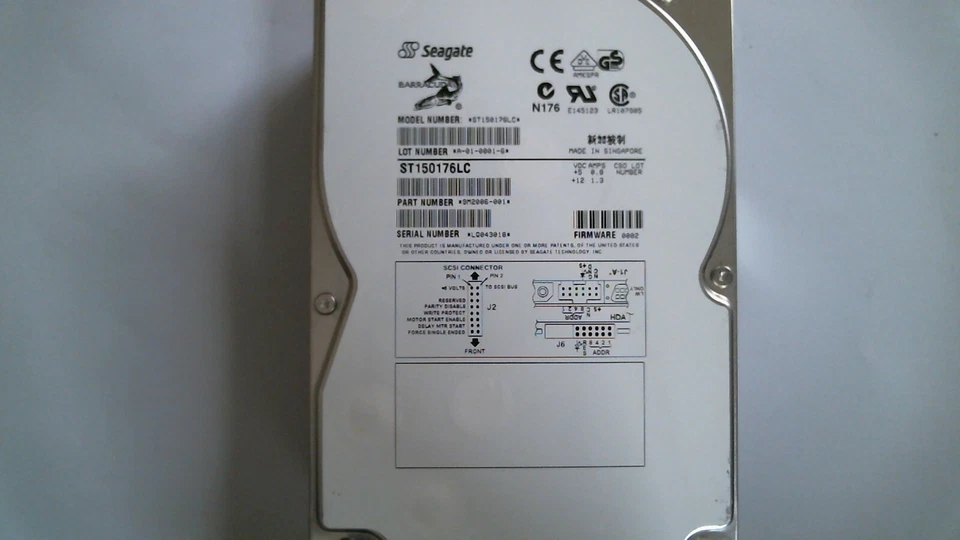 50 GB Seagate Barracuda ST150176LC 80 PIN SCSI HDD - Image 1 of 1