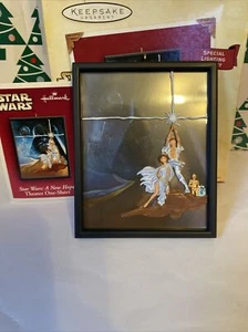 Theater ein Blatt A New Hope Weihnachten Markenzeichen Wahrzeichen Star Wars Ornament Neu im Karton - Bild 1 von 12